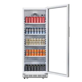 small drink fridge and commercial drink fridge